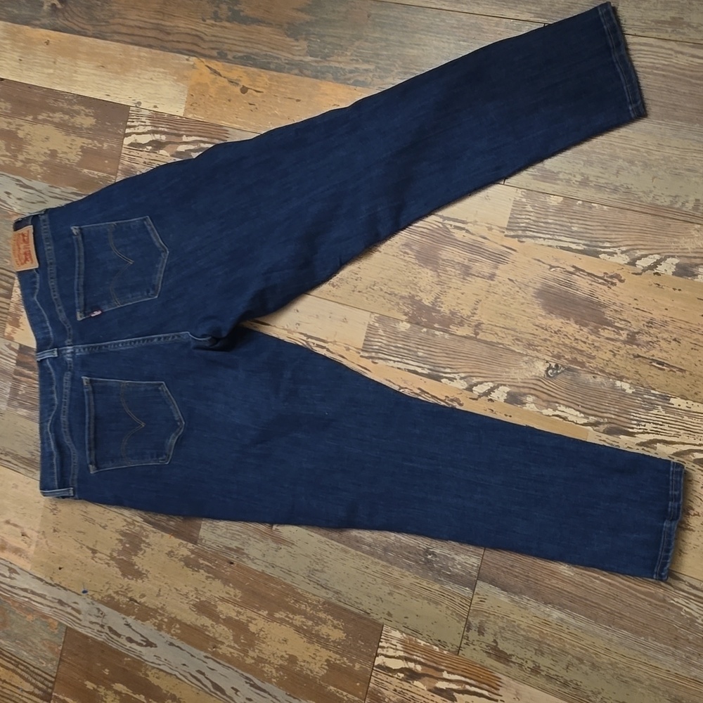 Levi's 311 Shaping Skinny Denim Blue Jeans Womens Size 33 Inseam 25 - Picture 3 of 3